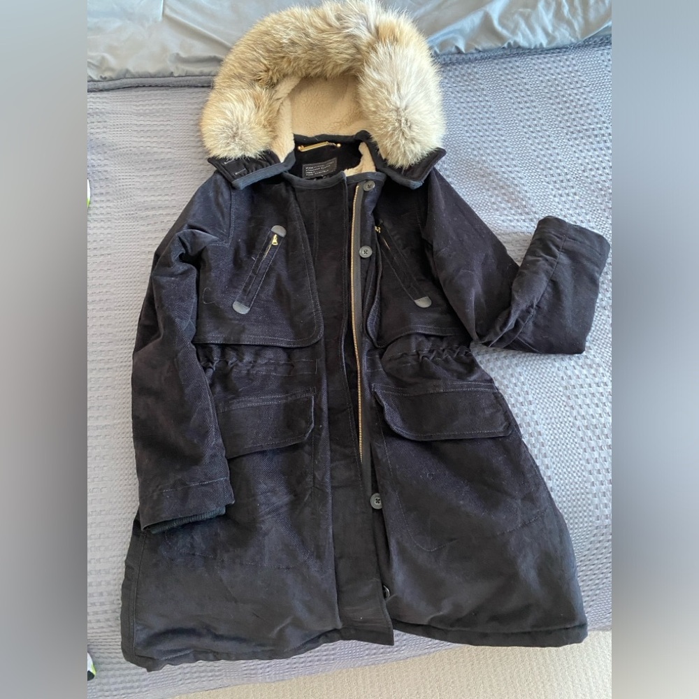 Marc Jacobs Corduroy Shearling Coat